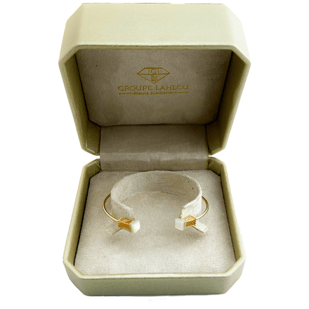 Bracelet Chaîne Or Rose 18k Diamant Naturel Éclat Discret, Élégance Raffinée thumbnail 2