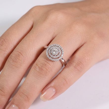 Bague De Mariage En Diamants Naturels – Alliance Joaillière Élégante & Intemporelle thumbnail 3