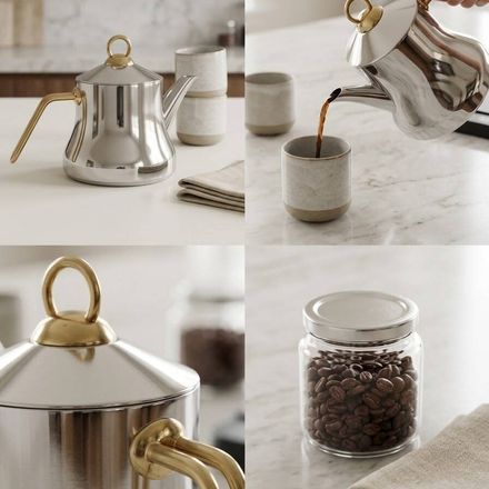 Théière - Cafetière En Inox  thumbnail 2