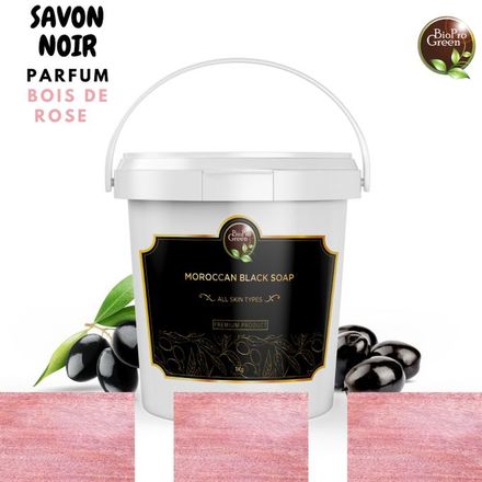 Bio Pro Green Savon Noir Marocain Parfum Bois De Rose thumbnail 2