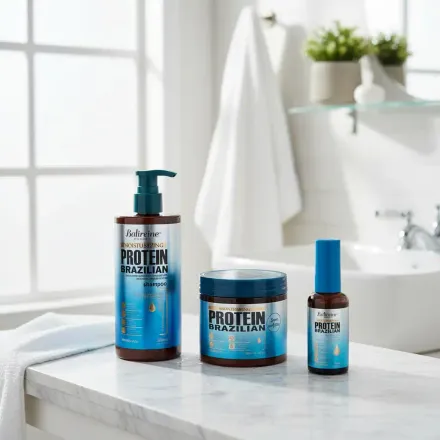 Pack Cheveux : Shampoing + Masque  + Sérum -  Sans Sulfate, Protein Brazilian thumbnail 1