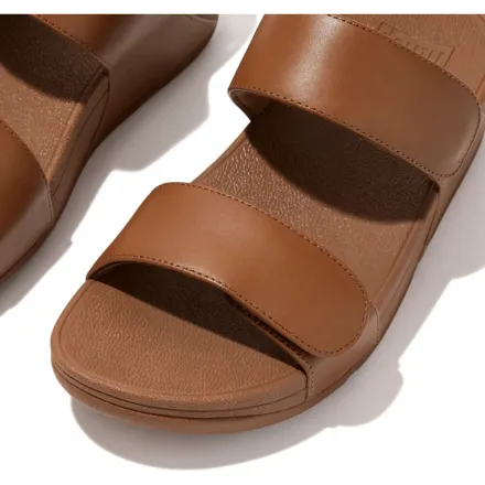 Lulu Adjustable Leather Slide Natural thumbnail 4