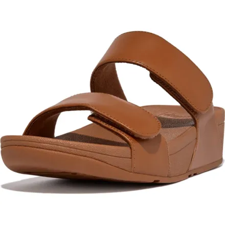 Lulu Adjustable Leather Slide Natural thumbnail 2