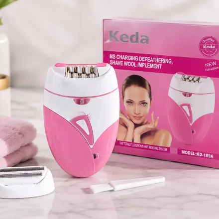 Épilateur Rechargeable 2 En 1 – Épilation & Rasage Sans Fil Avec Accessoires thumbnail 1