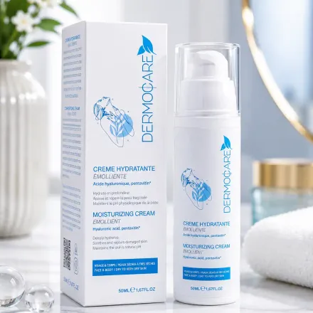 Crème Hydratante Émolliente  Acide Hyaluronique & Pentavitin – Visage & Corps thumbnail 1