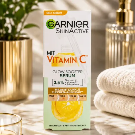 Skin Active Sérum Éclat Vitamine C – Glow Booster Sérum 3.5% – Antitaches thumbnail 1