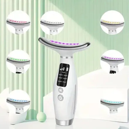 Appareil De Massage Cou & Visage Ye-51 – Led, Ems, Vibrations, Rechargeable thumbnail 3