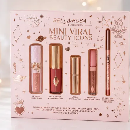Bella Rosa Mini Viral Beauty Icons – Coffret Maquillage 5 Pièces thumbnail 1