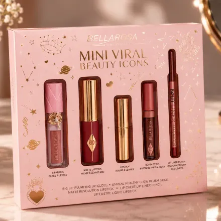 Bella Rosa Mini Viral Beauty Icons – Coffret Maquillage 5 Pièces thumbnail 3