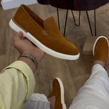 Mocassins Homme En Daim thumbnail 1