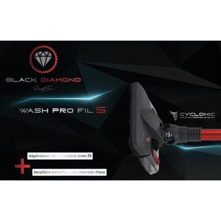 Aspirateur Wash Pro Fil 5 – Aspirateur avec Fil & Serpillère à Réservoir d'Eau – Nettoyage Complet 2-en-1 thumbnail 4