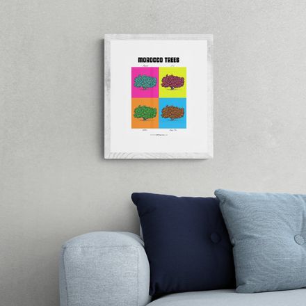 Affiche planche botanique ARGANIER version POP thumbnail 1