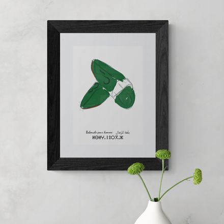 Affiche babouche homme thumbnail 1