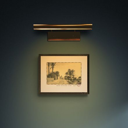 Affiche d'une vue ancienne de Marrakech - Une rue du Guéliz - vers 1920 - reproduction thumbnail 1