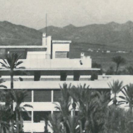 Affiche d'une vue ancienne de Marrakech - L'hôpital civil - vers 1940 - reproduction thumbnail 4