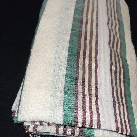 Tissu Bzioui prestige – Bande centrale texturée thumbnail 2