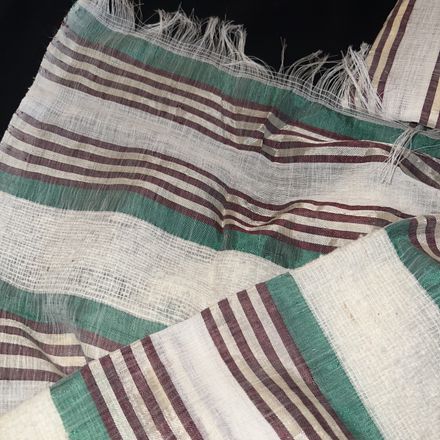 Tissu Bzioui prestige – Bande centrale texturée thumbnail 5
