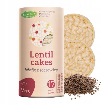 Galettes de Lentilles Sans Gluten Lestello 135g thumbnail 1