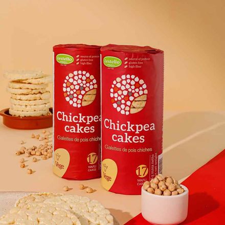 Galettes de Pois Chiches Sans Gluten Lestello 135g thumbnail 2