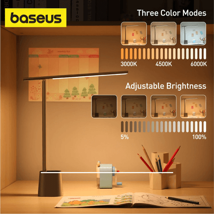 Lampe De Bureau Rechargeable Baseus Dgzg-02 – thumbnail 3