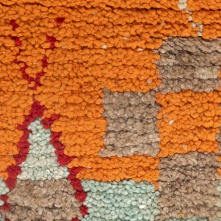 Tapis marocain tribal à rayures abstraites thumbnail 2