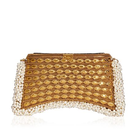 Zeenat Pearl Purse -Cocktail Black thumbnail 3