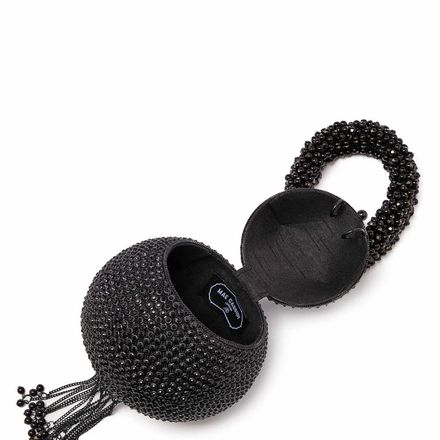 All That Glitters -Babi Crystal Pearl Bracelet-Midnight Black thumbnail 4