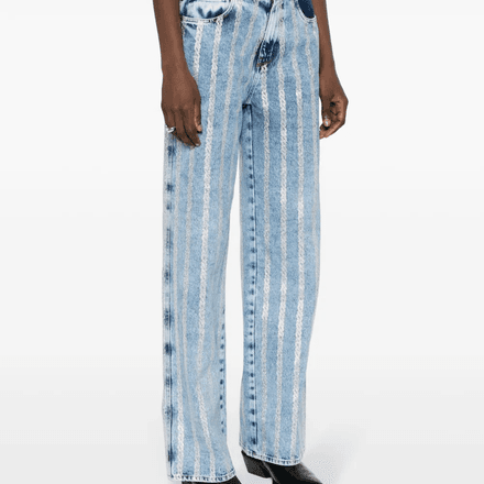 MARBELD JEANS WITH CRYSTAL  thumbnail 2