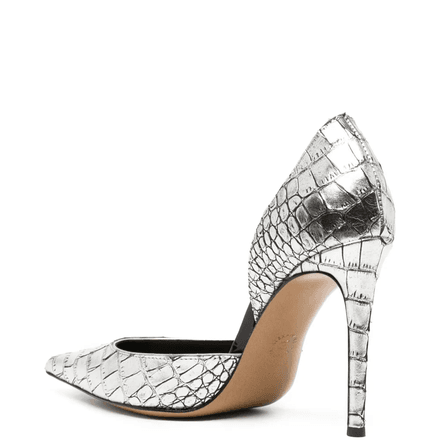 Escarpins à effet peau de crocodile thumbnail 4