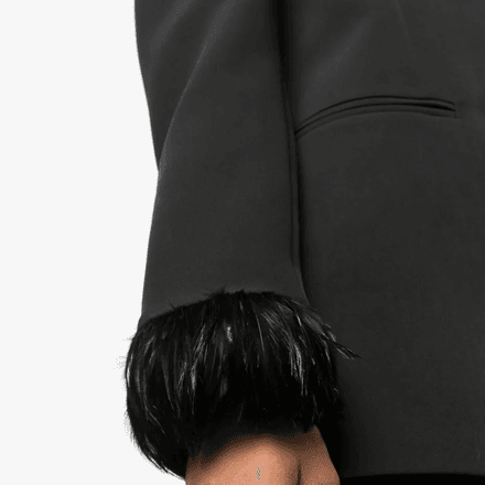 BLAZER À POLGNETS ORNES DE PLUMES  thumbnail 2