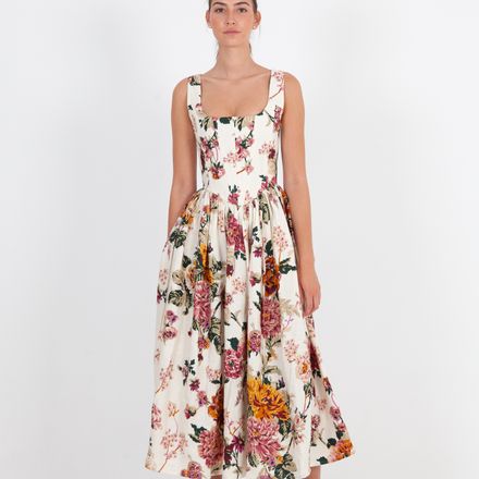  Robe Corset Fleuri thumbnail 1