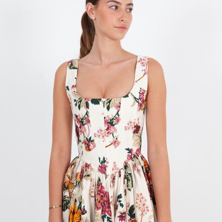  Robe Corset Fleuri thumbnail 4