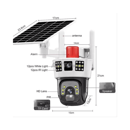 Caméra Solaire 4G Sans Fil 6K - V380 Pro thumbnail 4