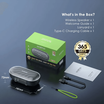 SpaceBox – Enceinte Sans Fil 8W avec Radio FM et Design Compact thumbnail 8