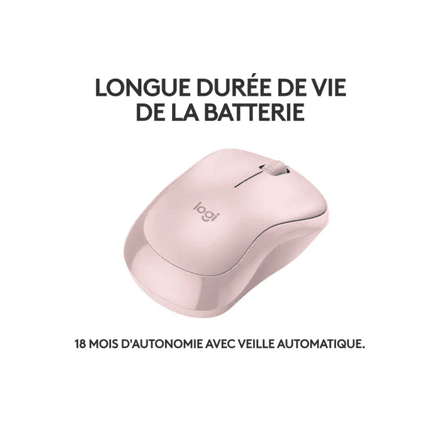 Souris Sans Fil Logitech M240 Silent - Rose thumbnail 3