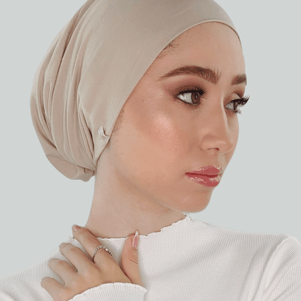 Bonnet en jersey organique - Fresh linen thumbnail 1