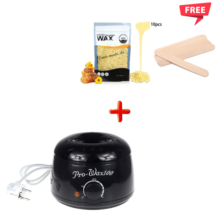 Chauffe-cire Chaude + Cire Dépilatoire 100g Et X10 Spatules Pour Cire Gratuit thumbnail 1