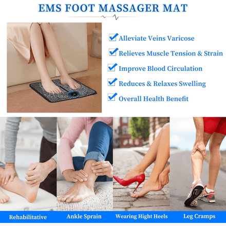 Masseur De Pieds Intelligent Ems – Relaxation, Circulation Et Bien-être thumbnail 3