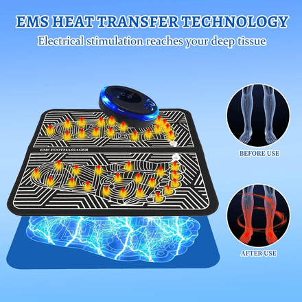 Masseur De Pieds Intelligent Ems – Relaxation, Circulation Et Bien-être thumbnail 7