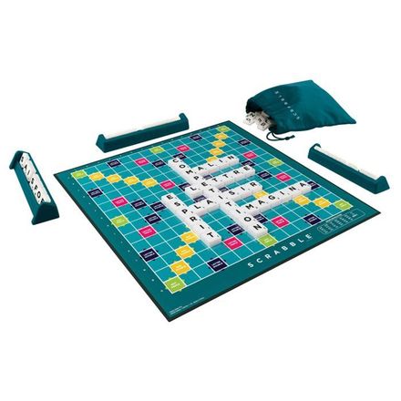 Jeu de société de mots Scrabble Classique + Jeu de Carte Uno Gratuit thumbnail 3