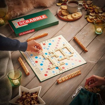 Jeu de société de mots Scrabble Classique + Jeu de Carte Uno Gratuit thumbnail 4