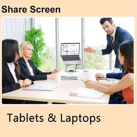 Support pliable universel pour ordinateurs portables et tablettes Rotatif 360°  thumbnail 7