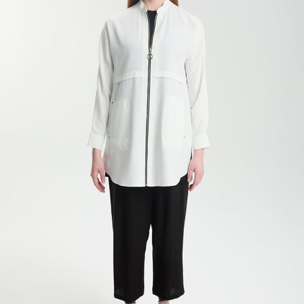 veste avec Fermeture éclair détaillée  thumbnail 7