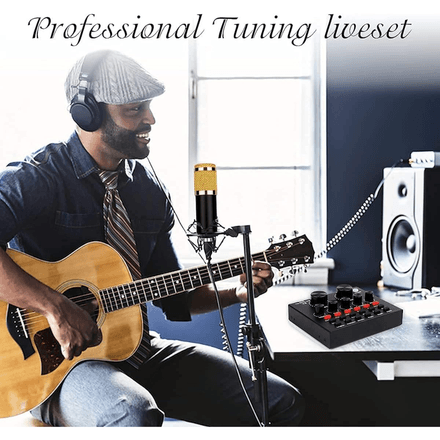 Pack Micro Pro – Qualité Studio À La Maison Un Son Clair Et Puissant + Adaptateur Audio Jack thumbnail 3