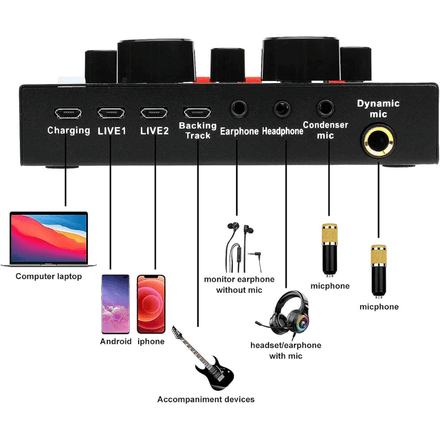 Pack Micro Pro – Qualité Studio À La Maison Un Son Clair Et Puissant + Adaptateur Audio Jack thumbnail 4