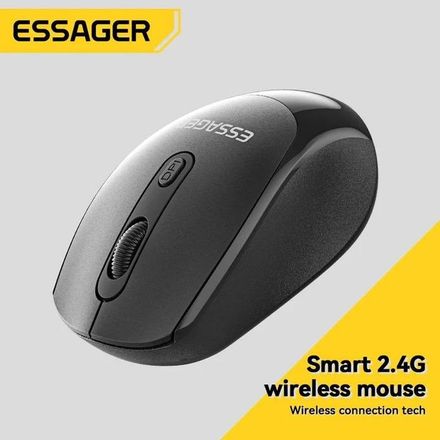 Souris sans fil 2.4G Wireless 1600 Dpi, Clic silencieux thumbnail 1