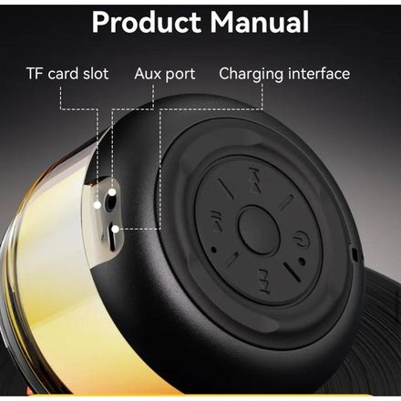 ESSAGER Mini haut-parleur Bluetooth sans fil, caisson de basses pour téléphone portable, audio portable extérieur thumbnail 4