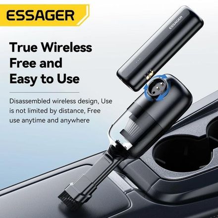 Aspirateur sans fil multifonctionnel, souffleur d'air, compresseur d'air, gonfleur de voiture, avec lumière LED 8000pa thumbnail 5