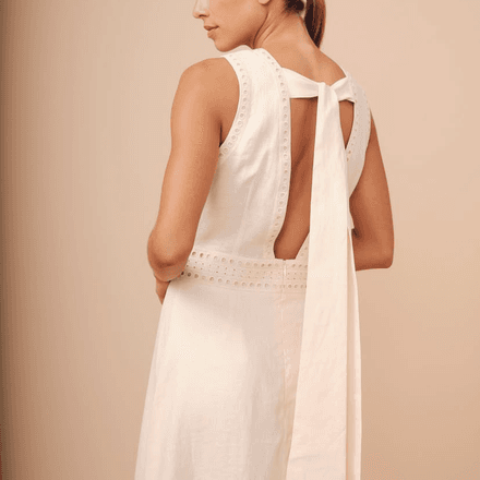 ROBE EN LIN VANILLE  thumbnail 1