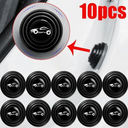 Lot de 10 joints silicone anti-choc pour portières auto – Protège et isole thumbnail 1